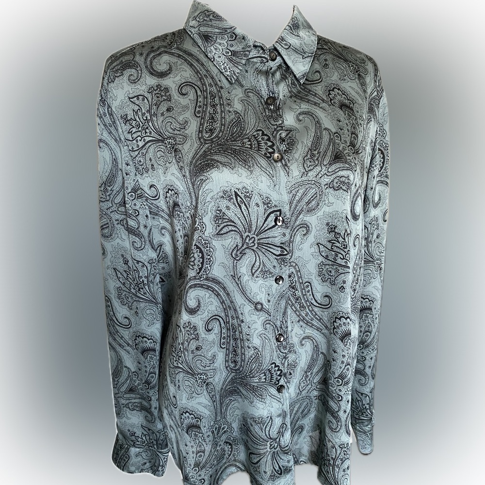 Kasper distinctive floral top